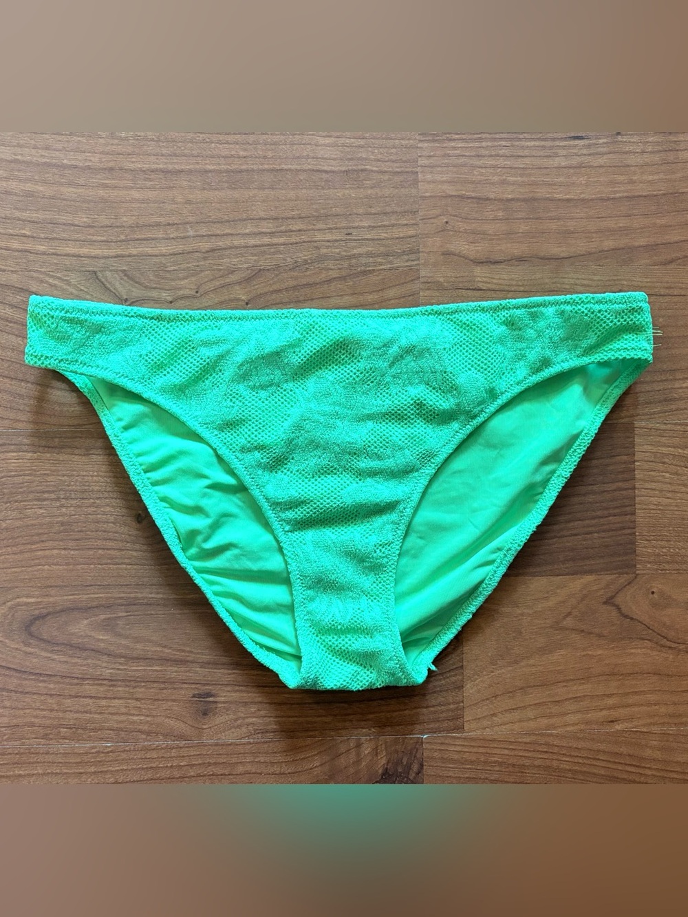 aerie Neon Green Bikini Bottom - Classic Cut